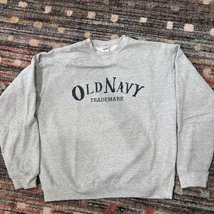Vintage Old Navy Gray Sweatshirt